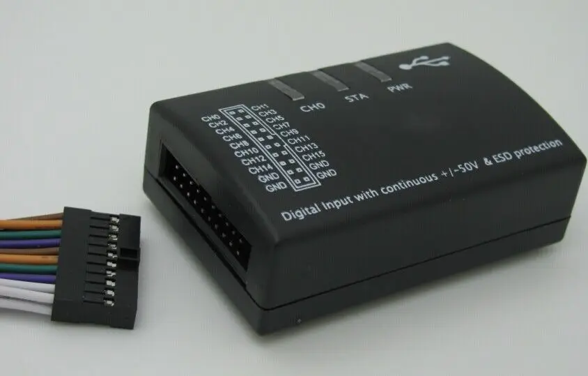 Новый логический анализатор USB Logic 100 МГц 16Ch для ARM FPGA|analyzer instrument|usb yellowusb port analyzer |