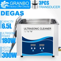 granbo digital ultrasonic cleaner 6l 6 5l with degas heating timer washing main board lab medical tools golf clubs bicycle chain