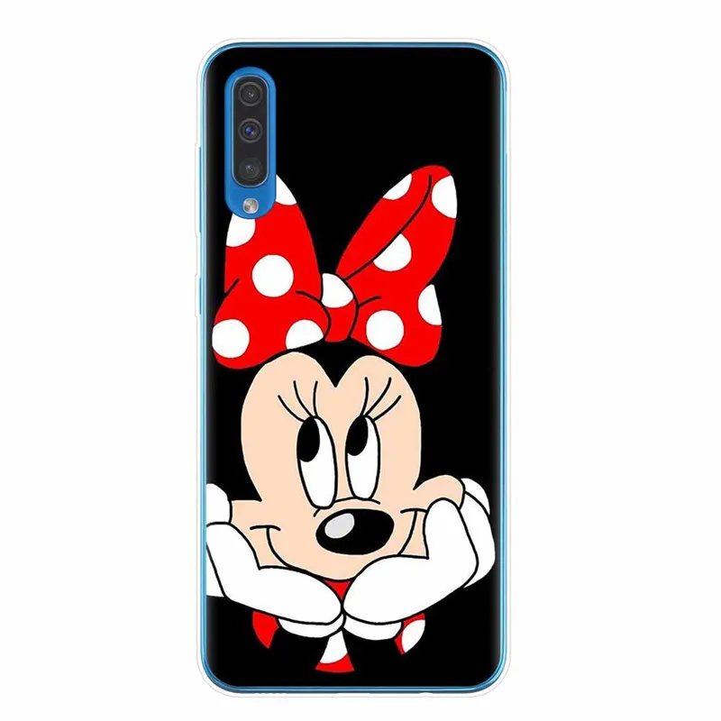 T6274 Милые чехлы для телефонов с Минни Маус для samsung A10 A20 A30 A40 A50 A60 A70 A80 A7 A9 A6 A8 Plus мягкая задняя крышка из ТПУ чехлы для телефонов - Цвет: T6274