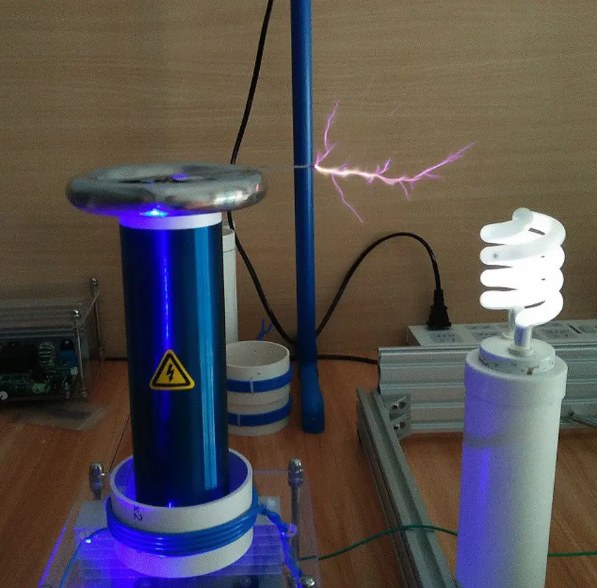 120V прочная музыкальная Тесла катушка интеграция DIY Модель развивающая игрушка с