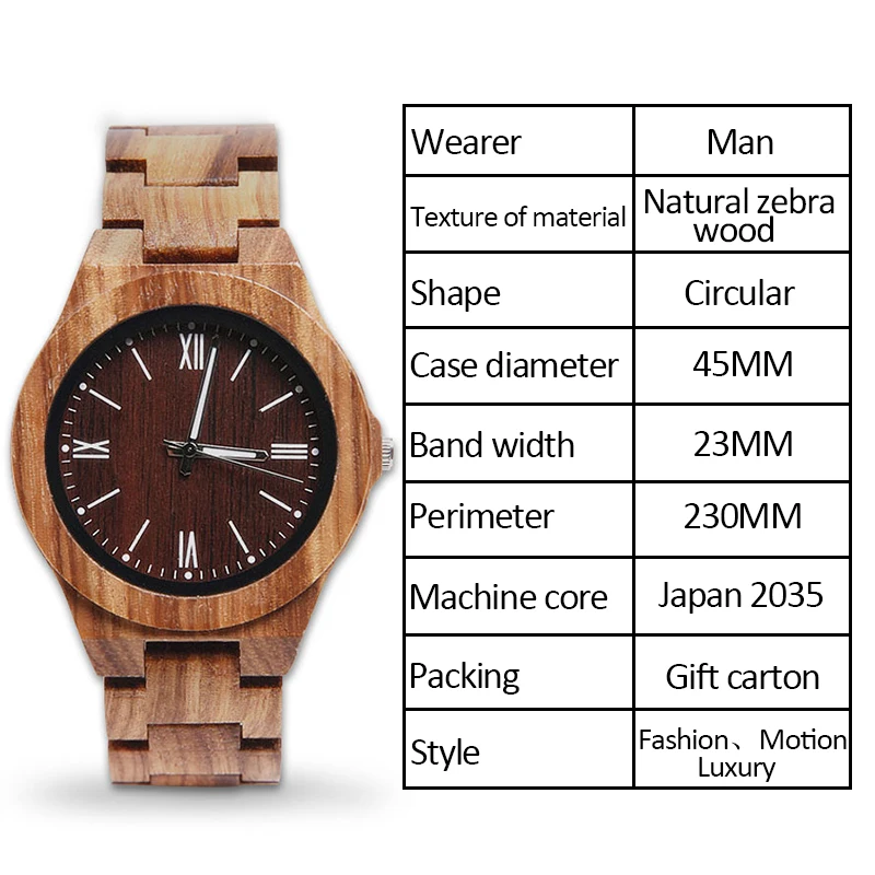 Мужские деревянные часы, часы relogio masculino de luxo montre homme, мужские деревянные часы, мужские часы reloj hombre, мужские Роскошные наручные часы