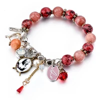 szelam jewelry natrual beads bracelet women vintage adjustable elastic chain crystal beads bracelets for ladies sbr180017
