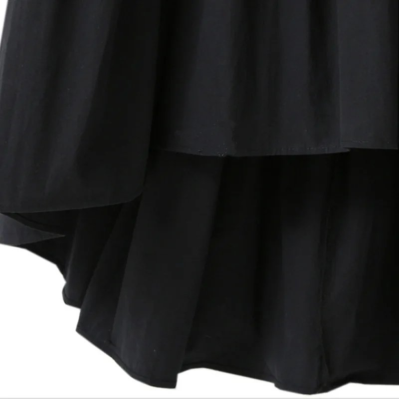 Женское свободное платье макси с длинным рукавом и оборками|ruffle dress|black womanlarge sizes |