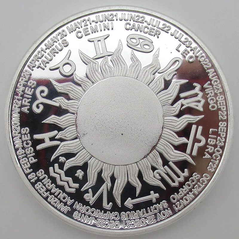 Серебряная Памятная монета Созвездие близнецов новая версия США памятные медали