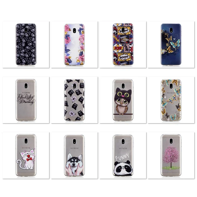 COOLY Case For Samsung Galaxy J5 2017 Cases J7 EU Back Cover on J3 2016 Coque Cute Soft TPU Silicone Capa |