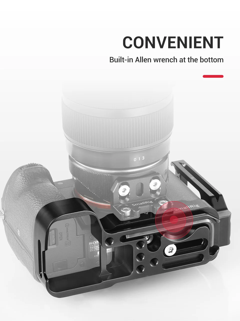 Быстросъемная пластина SmallRig A7R3 L для sony A7M3 l-кронштейн для sony A7 III/A7R III с Arca style Plate 2122