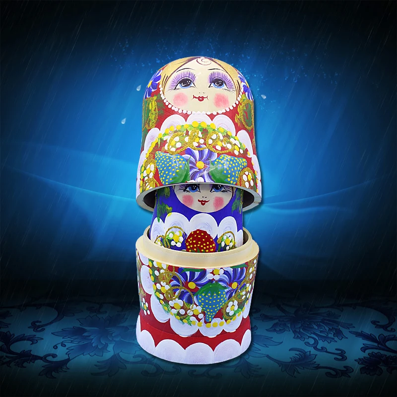 7 шт./набор деревянные куклы матрешки|wooden matryoshka|matryoshka dollsnesting dolls |