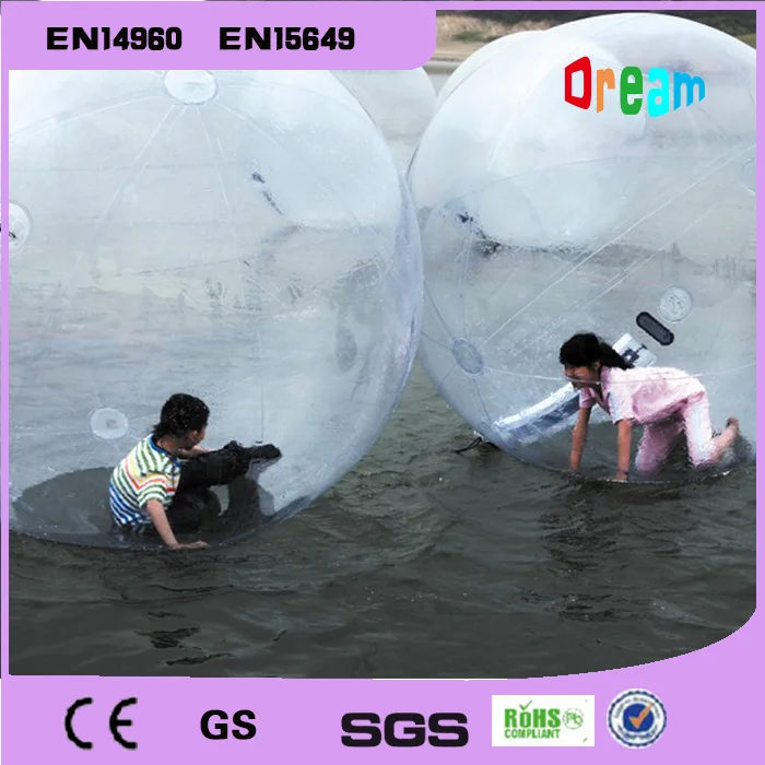 Бесплатная доставка 2 м ПВХ надувной водный ходячий мяч Зорб шар для воды