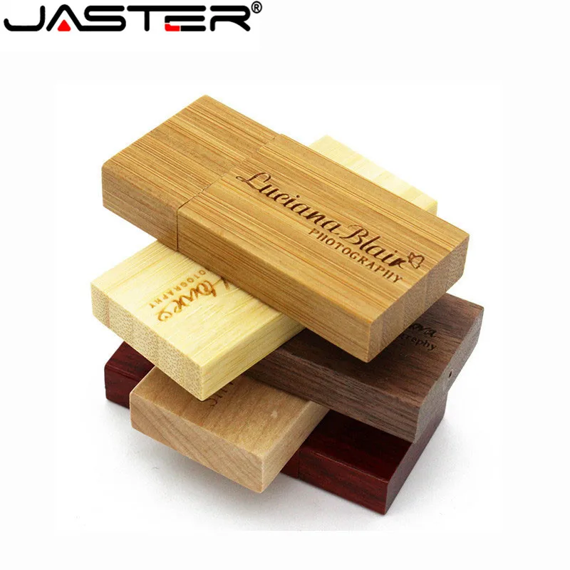 USB флеш накопитель JASTER деревянный 8/16/32/64 ГБ|USB флэш-накопители| |