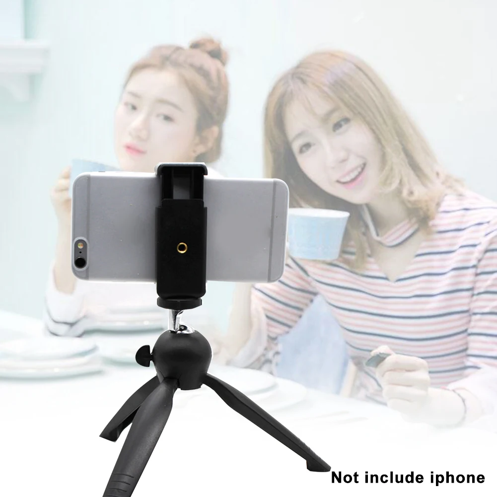 Компактный Легкий шаровой вращающийся держатель для телефона 360 градусов штатив