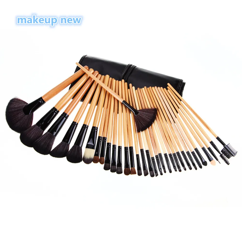 Набор кистей для макияжа горячая Распродажа шерсть 32 шт./набор с из искусственной