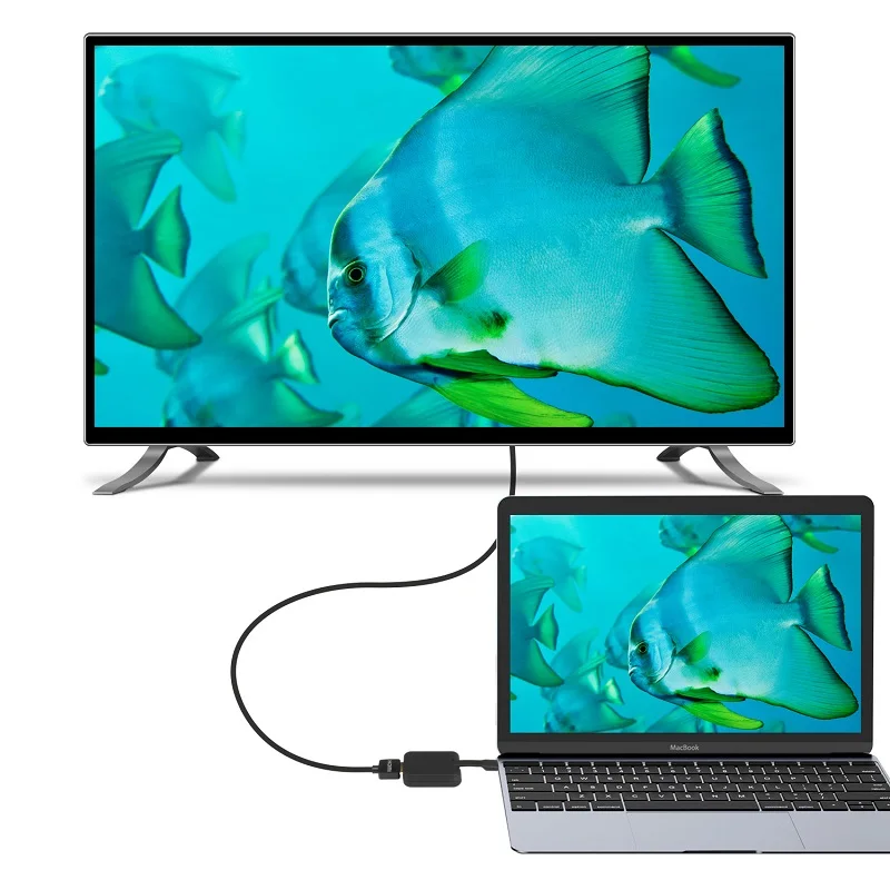 Dzlst Тип usb C адаптер Портативный к HDMI VGA Displayport Mini DP 4 К 60 Гц конвертер брелок для MacBook samsung S9/S8 USB C концентратора