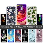 Мягкий чехол из ТПУ Для Lenovo Vibe K5 Note, чехлы для телефонов Lenovo K5 Note A7020 A7020a40, Прозрачная силиконовая цветная задняя крышка, сумка