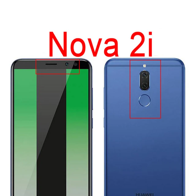 Чехол для huawei nova 3 из закаленного стекла для huawei nova 5i 4 3i 3 2i 2 Lite Plus glas nova 2i nova 3 i nova 3i Защитная пленка для экрана - Цвет: Nova 2i