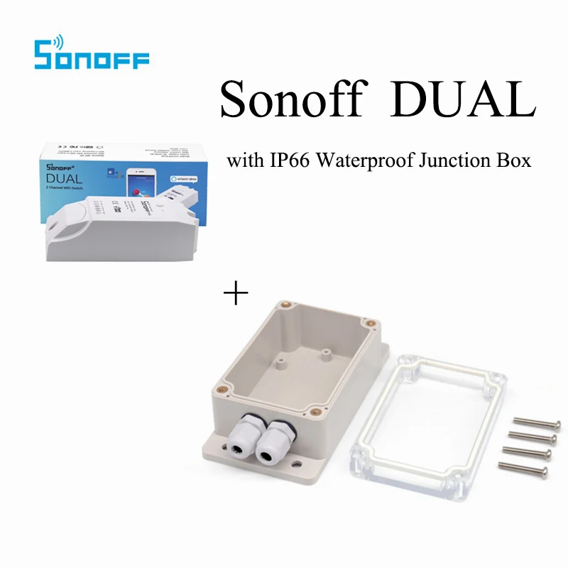 Sonoff Basic/RF/двойной/Pow с IP66 Водонепроницаемый распределительная коробка случае