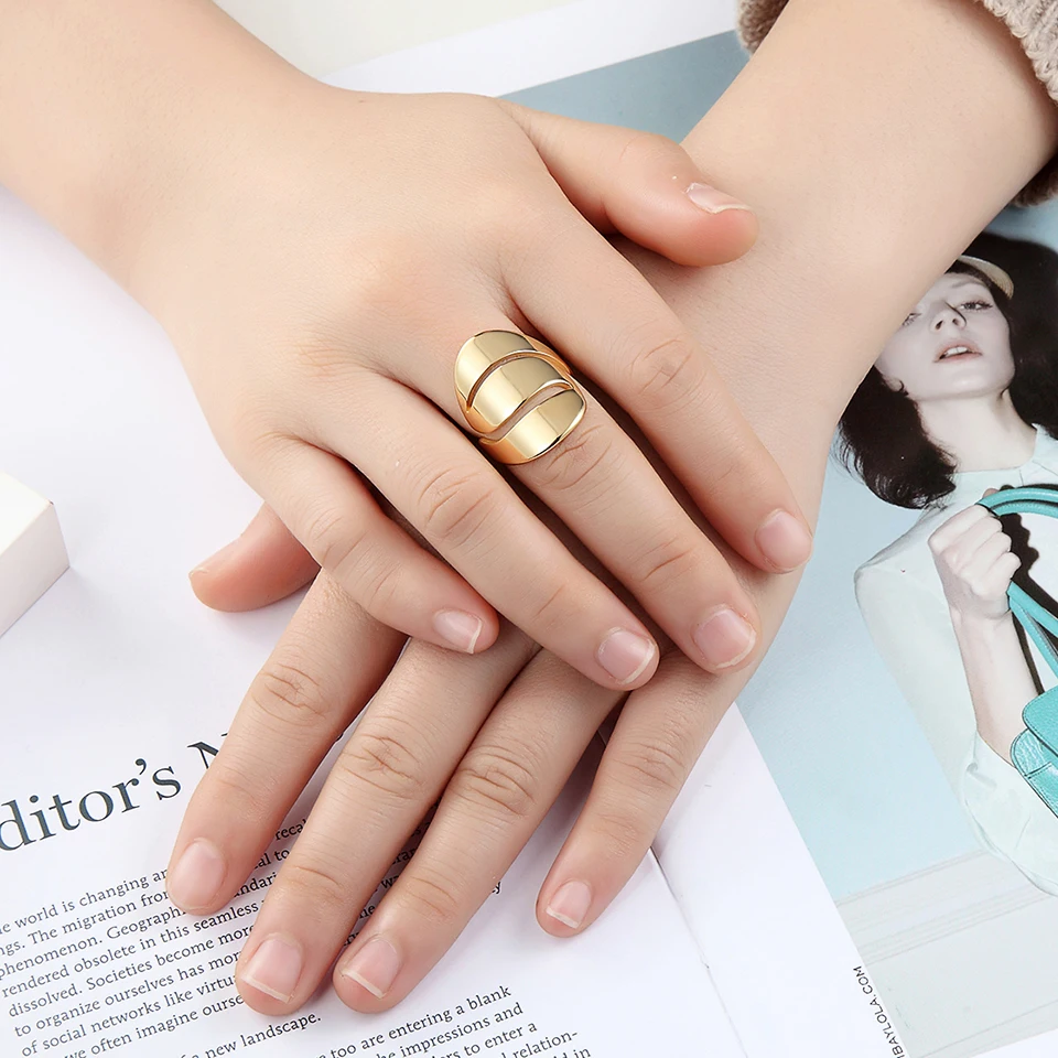 2019 хит продаж элегантные женские обручальные кольца из нержавеющей стали 316L