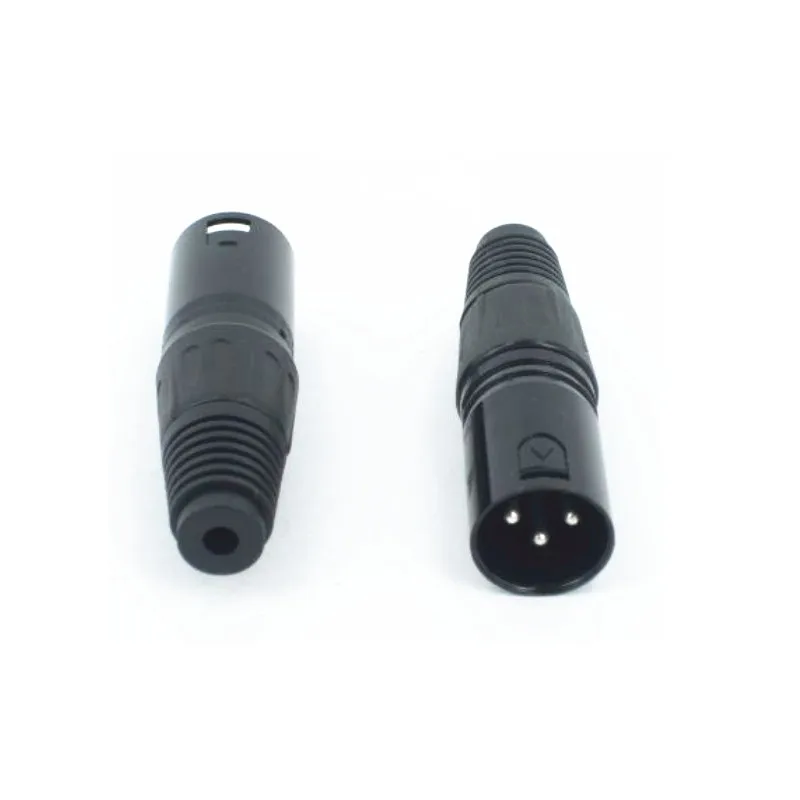 5 шт./лот B никелированный XLR 3 контактный штекер Cannon MIC Plug Connector|Соединители| |