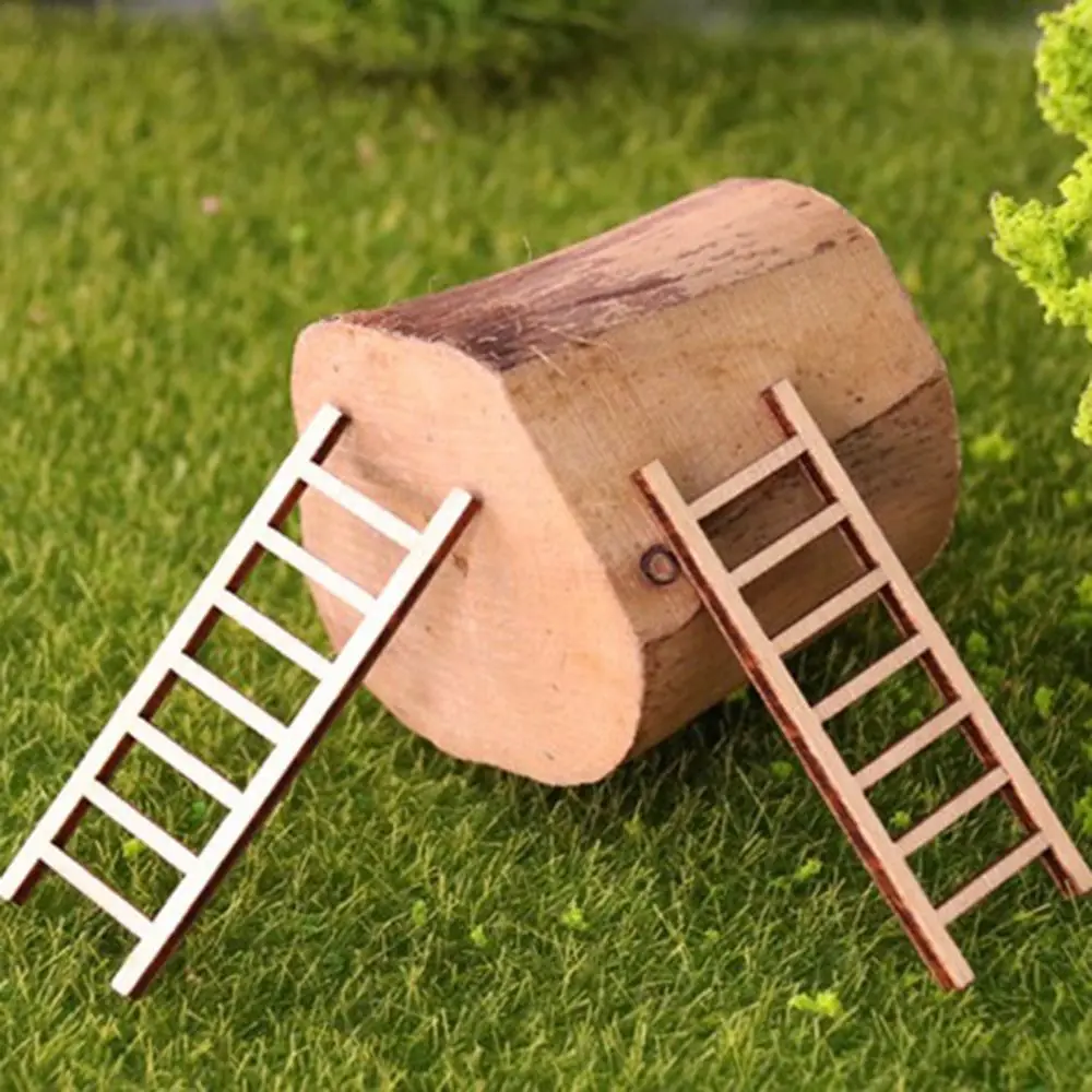 3 шт. миниатюрная деревянная ступенчатая лестница мебельные инструменты