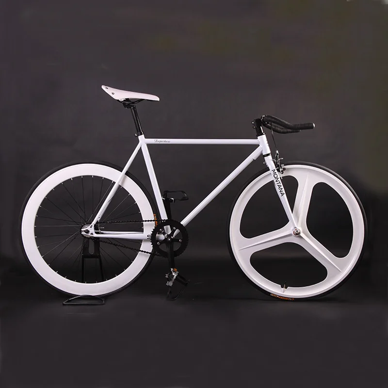 Fixie велосипед DIY 700C Ретро стальная рама фиксированная передача велосипед винтажная стальная рама Fixie трек велосипед