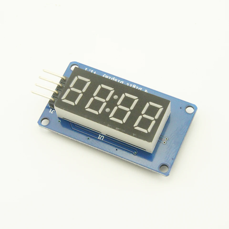 1 шт. TM1637 4 битов цифровой светодиодный модуль дисплея для arduino 7 сегментов 0 36