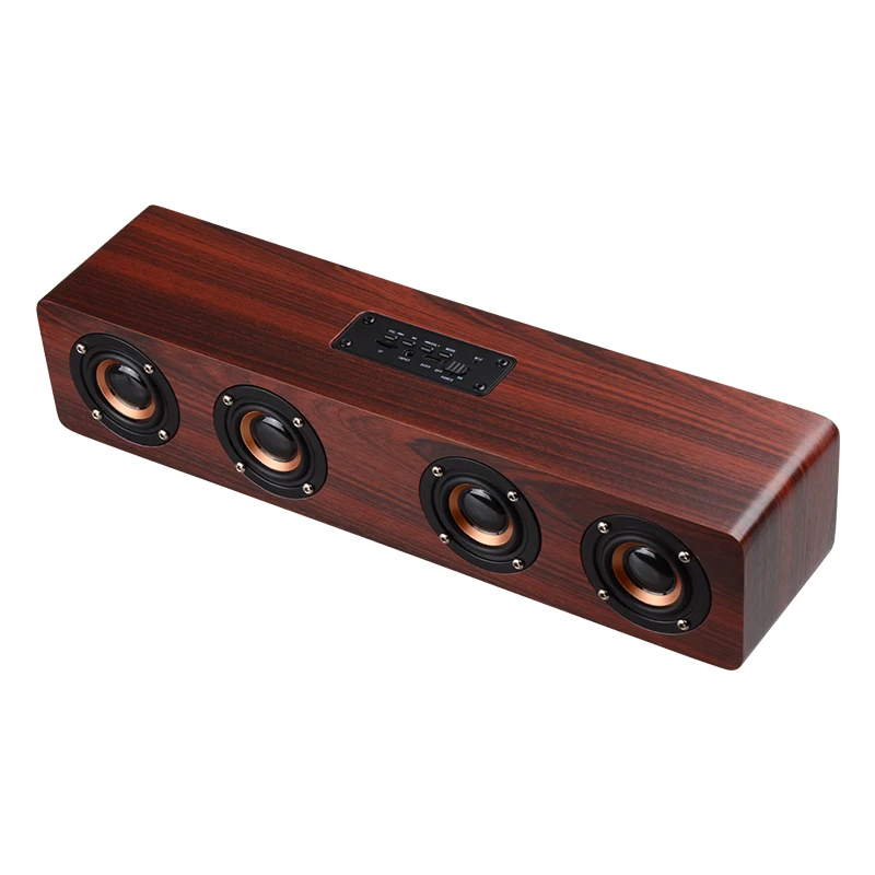 Madetec 4 HiFi деревянный bluetooth Динамик бас стерео surppot карты памяти AUX сабвуфер для ТВ