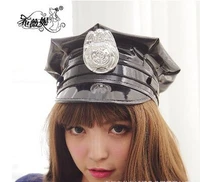 black sexy police costume adult cop for cosplay uniform party policewoman