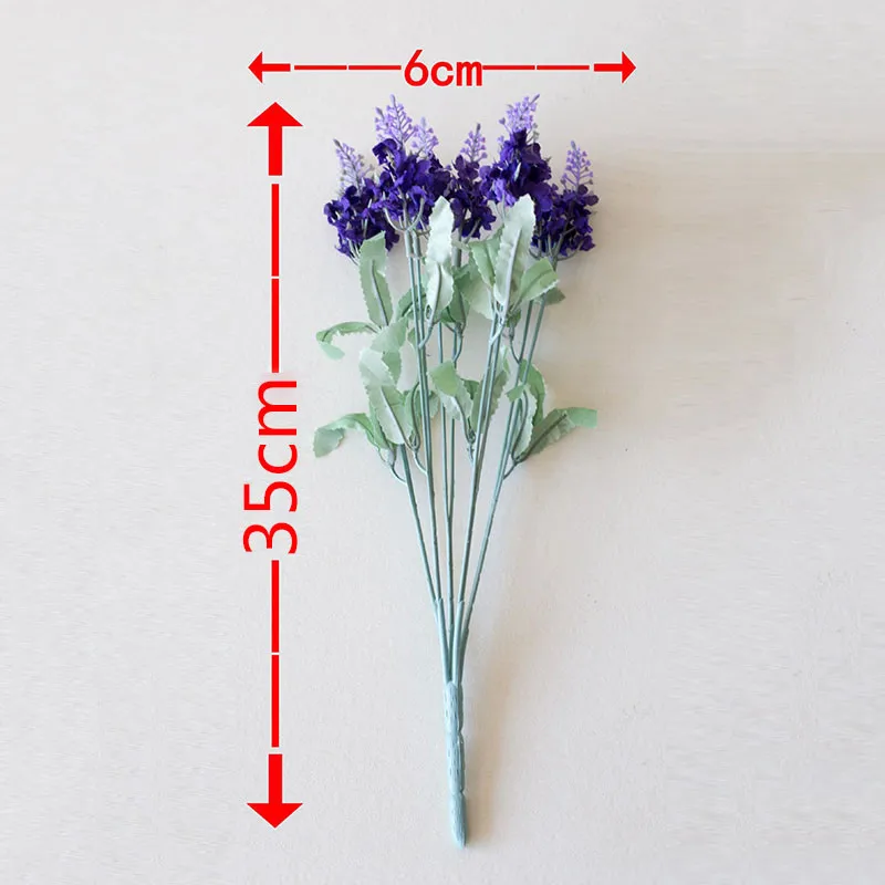 1 букет из 10 цветочных головок искусственный цветок лаванды Прованса расторопши