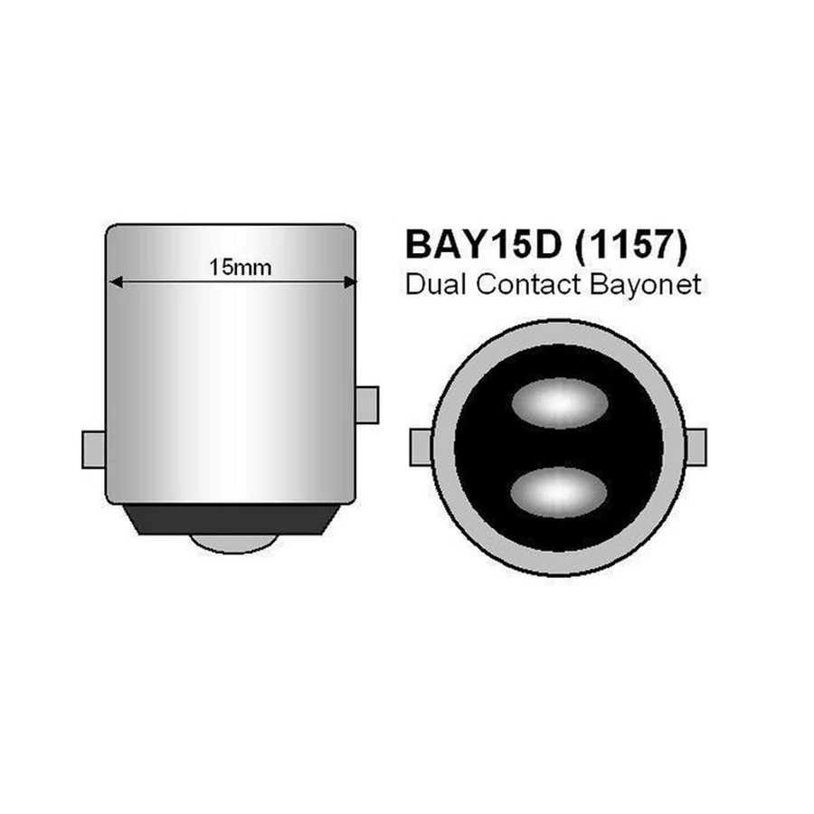 YCCPAUTO 1157 BAY15D Автомобильный светодиодный стоп сигнал задние фонари поворотные