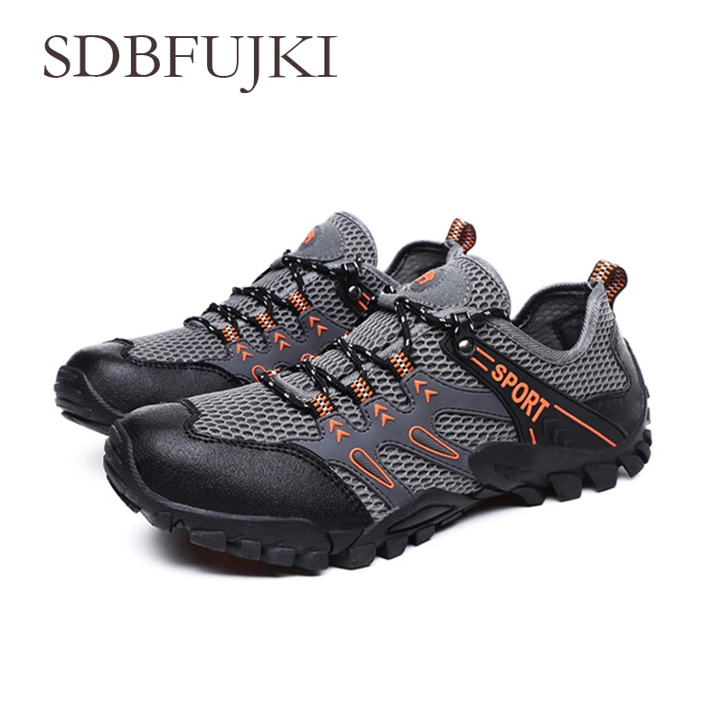 Мужская сетчатая акваобувь уличная профессиональная Нескользящая прочная