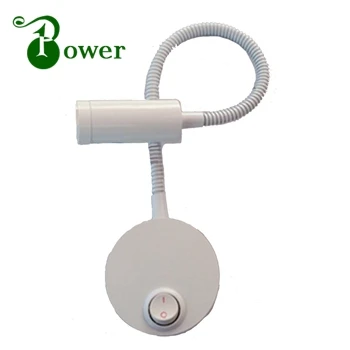 Гибкая светодиодная лампа для чтения с белым покрытием 2 Вт | Лампы и освещение