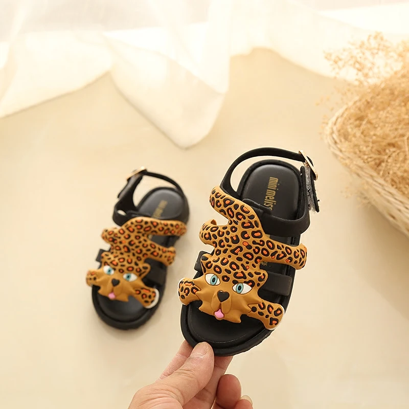 Mini Melissa/Новинка 2020 года Летняя обувь в римском стиле Сандалии для девочек