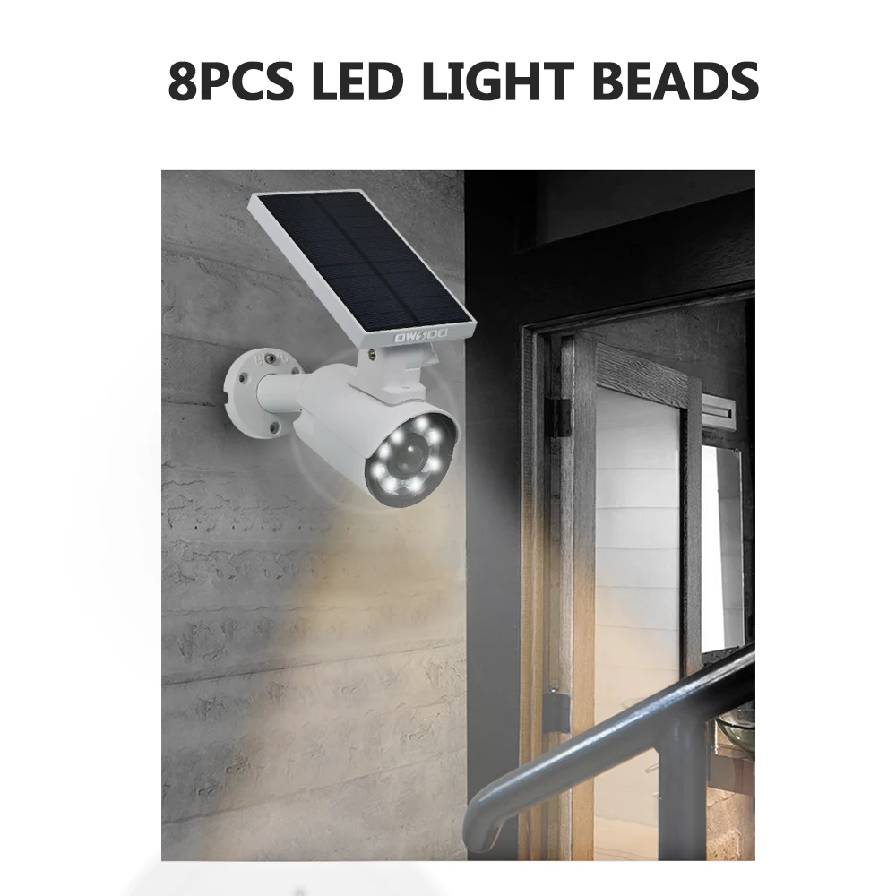 Фальшивая камера OWSOO на солнечной батарее наружный светодиодный светильник для