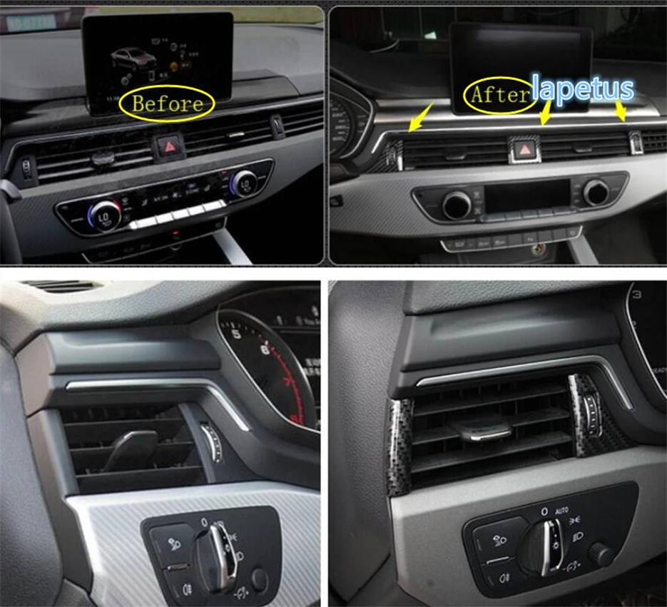 Набор накладок на вентиляционное отверстие для кондиционера Lapetus Audi A4 B9 A5 Sedan Avant