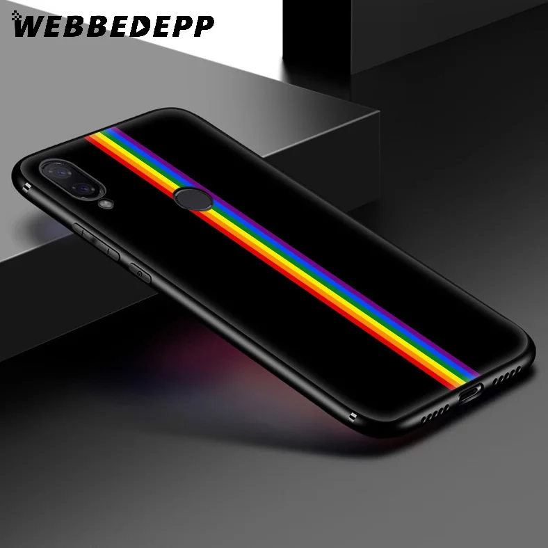 WEBBEDEPP Love Is LGBT Rainbow Soft Case for Xiaomi Redmi K20 7A 4A 4X 5 5A 6 6A S2 Note 8 4 7 Pro Plus Prime |