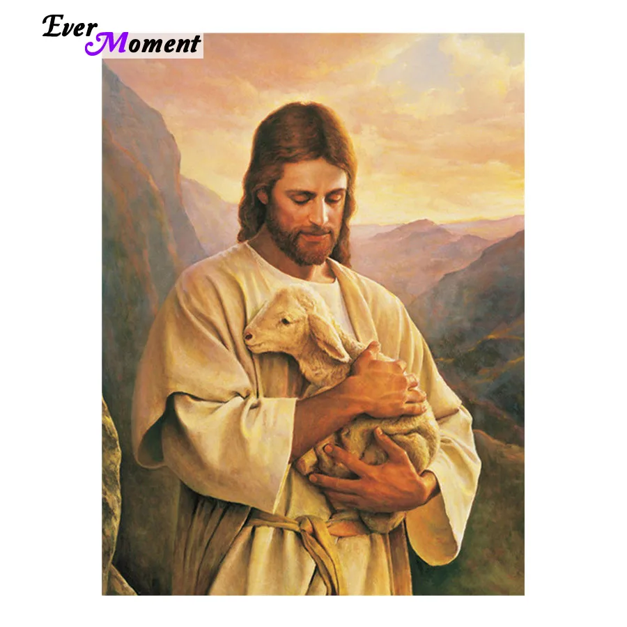 Христианские картины Иисус Стразы Алмазная мозаика наборы крестиков для вышивки