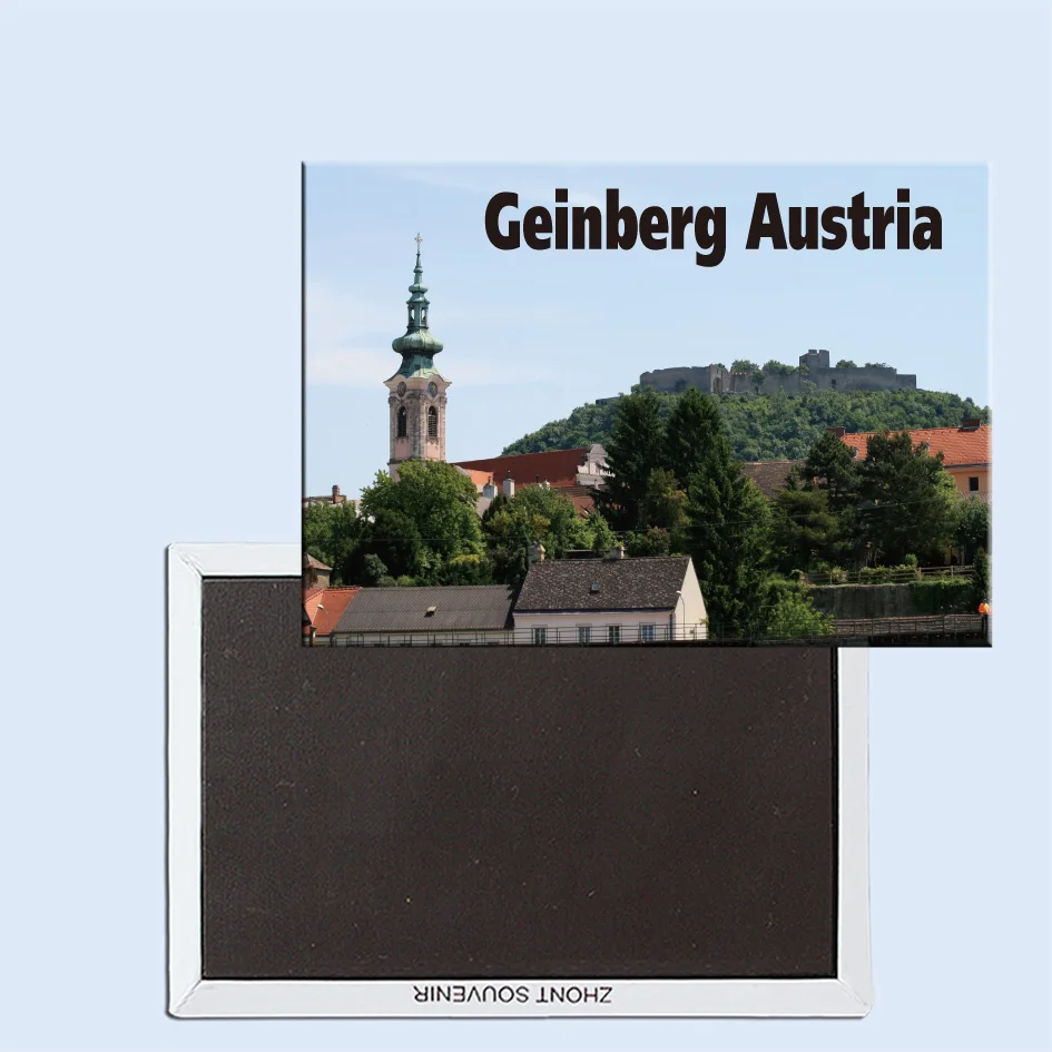 Магнитные Сувениры на холодильник для церкви на горе в фоне Geinberg Австрия 24267
