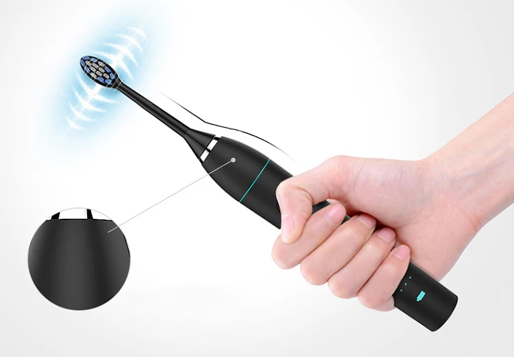Умная звуковая электрическая зубная щетка DuPont, ультра звуковая отбеливающая зубная щетка, вибратор, беспроводной Таймер, гигиена, 35000 раз/м Youcosy D5