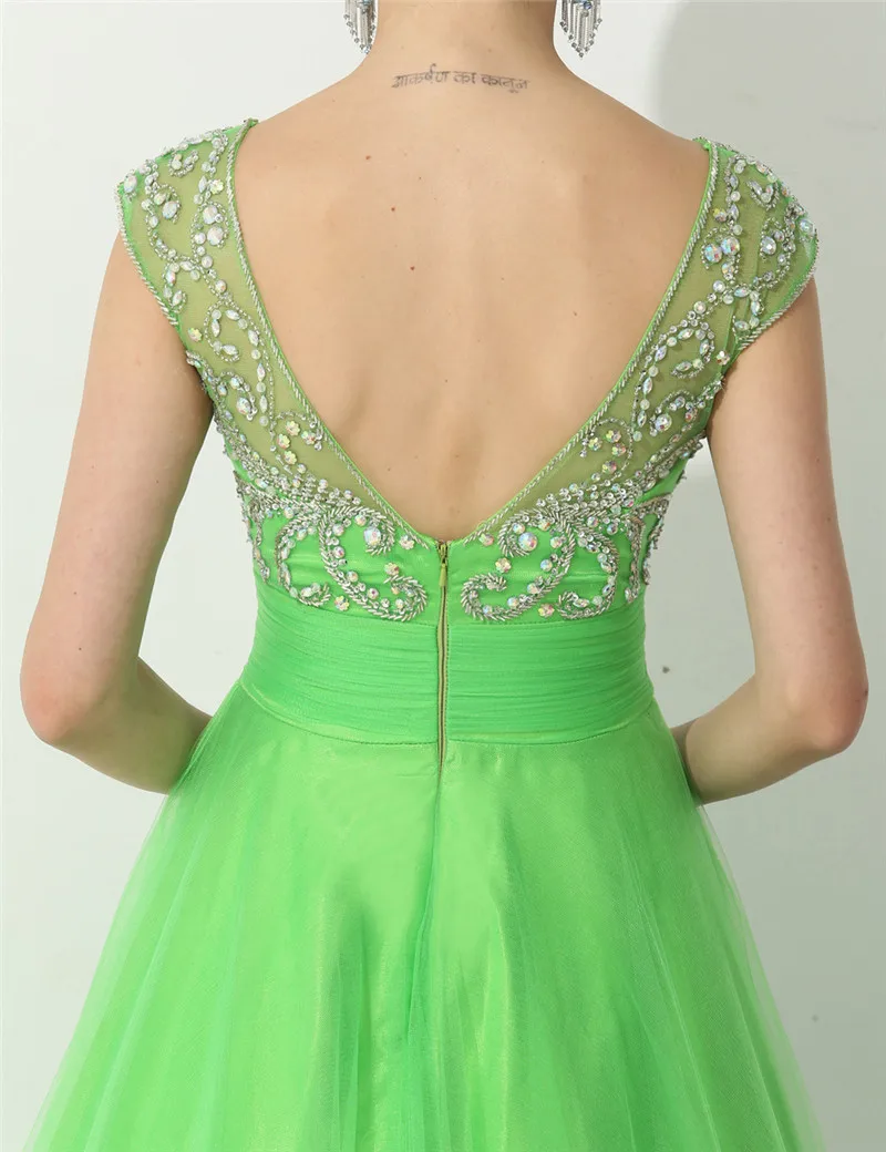 Сексуальные длинные вечерние платья с хрустальными бусинами vestido Longo longo с открытой спиной Robe de soiree вечерние платья