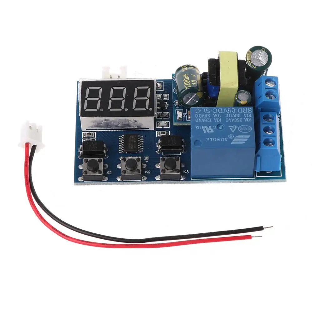 AC 110V 220V 5A светодиодный дисплей цикл запуска реле времени задержки PLC модуль переключения для таймера