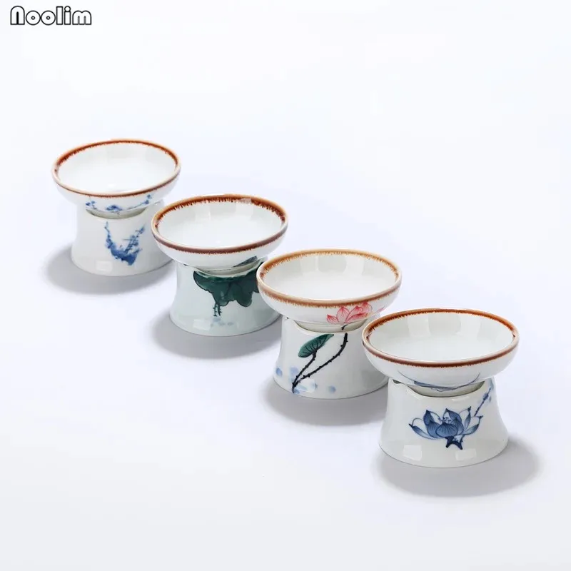 Керамические ситечки для чая NOOLIM Jingdezhen керамические ручная роспись лотос слива