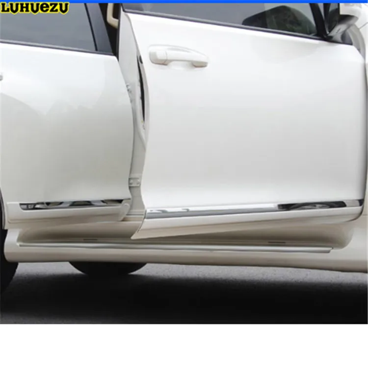 Luhuezu 2010 2017 Боковая дверь формовочная Накладка для Toyota Land Cruiser Prado FJ 150 аксессуары|side