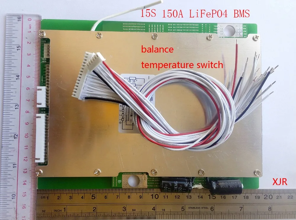 15S 150A LiFePO4 BMS/PCM/PCB Защитная печатная плата для 15 упаковок 18650 элемент батареи с