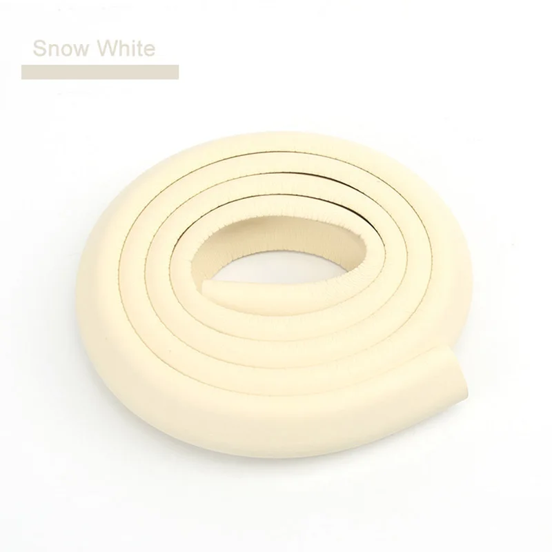 Snow White 2 м детский защита для стола защита кромок письменного стола в полоску домашняя Подушка Защитная полоска безопасные детские средства защиты детей светодиодные панели полосы для ухода за ребенком бампер - Цвет: Snow White