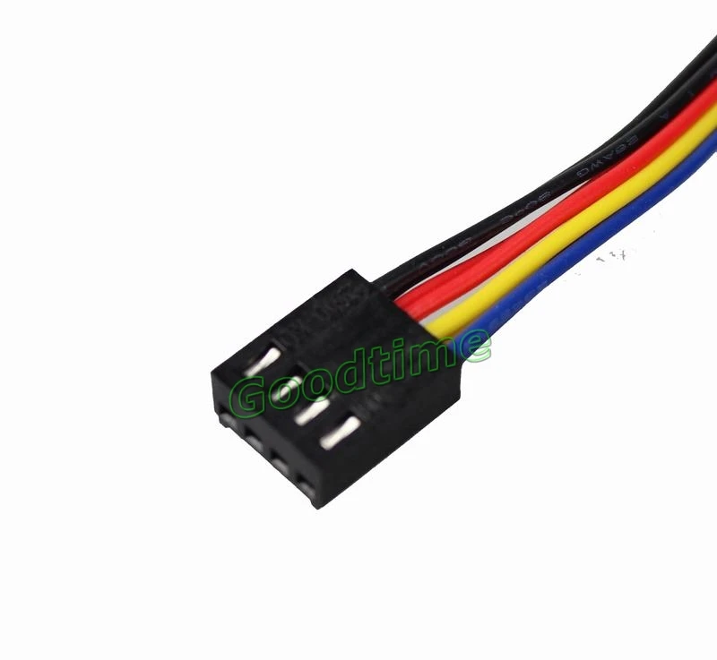 Gdstime 200 шт. 300 мм 4 Pin до 2x4 / 3 PWM Конвертер Разъем удлинитель Y сплиттер кабель