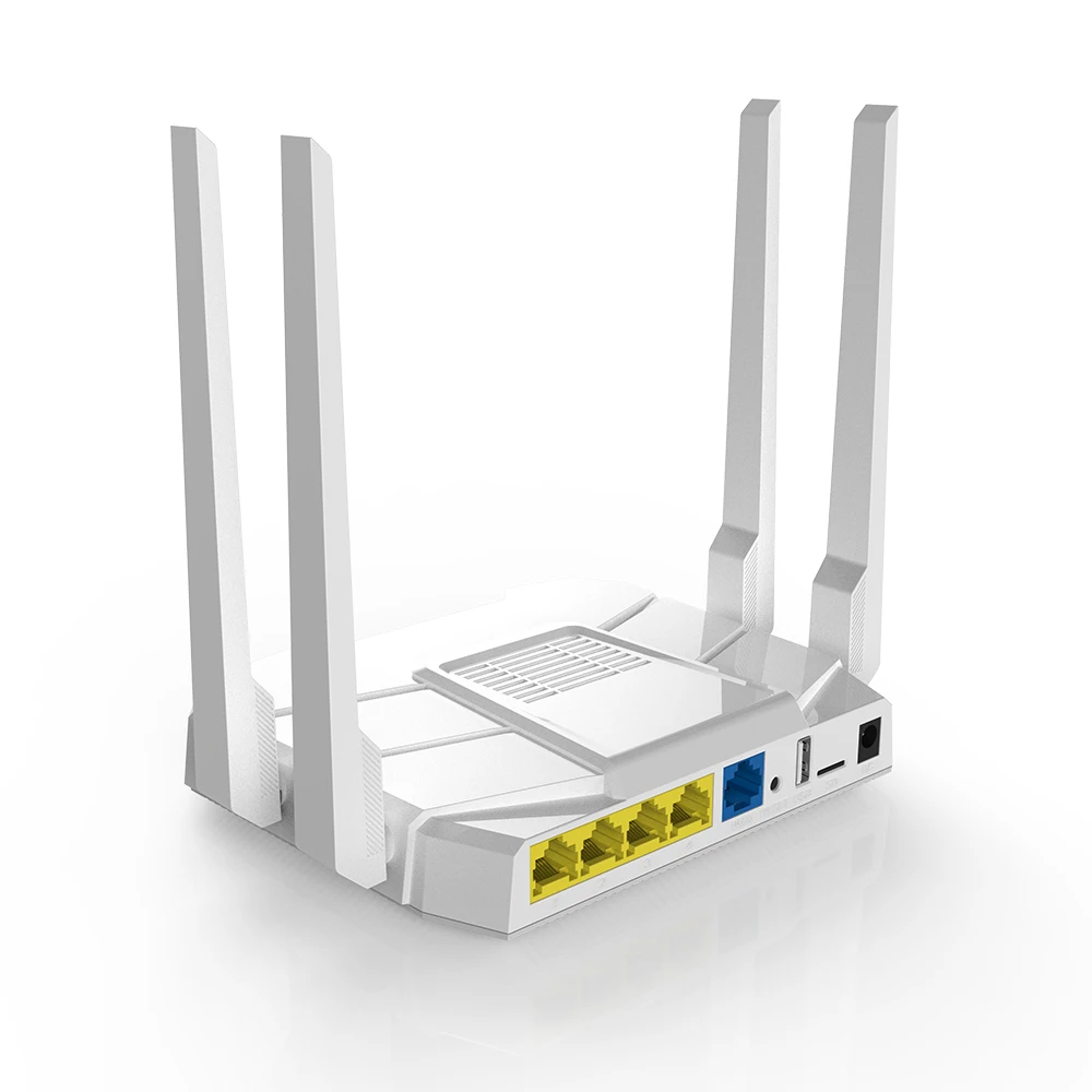 AC11 гигабитный двухдиапазонный 5,8+ 2,4G AC1200 беспроводной маршрутизатор Wifi повторитель 802.11ac Четыре мощные антенны с высоким коэффициентом усиления