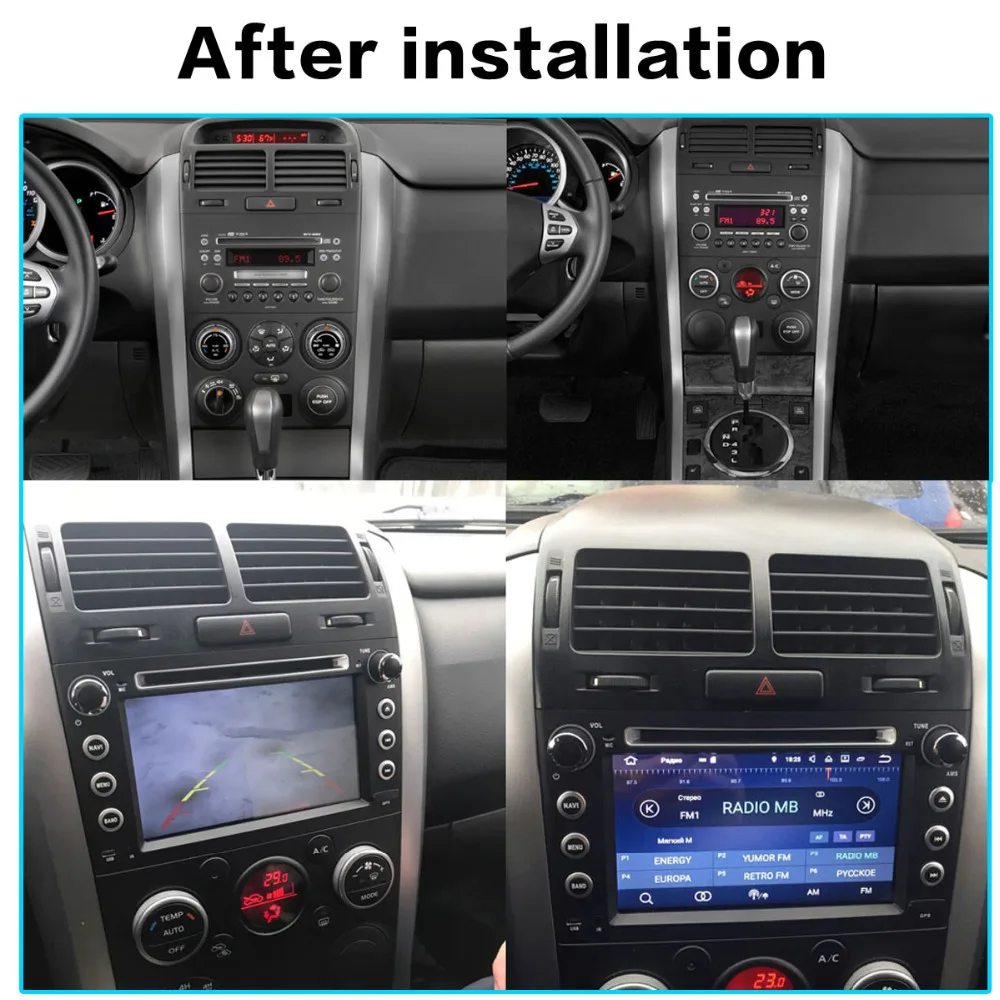 Aotsr Android 8 1 автомобильный gps-навигация dvd-плеер для SUZUKI GRAND VITARA 2006-2010 мультимедиа