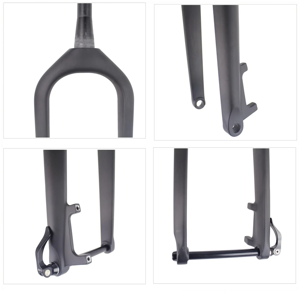 Карбоновая вилка Снежный велосипед Багги мм технический углерод для fatbike * 15