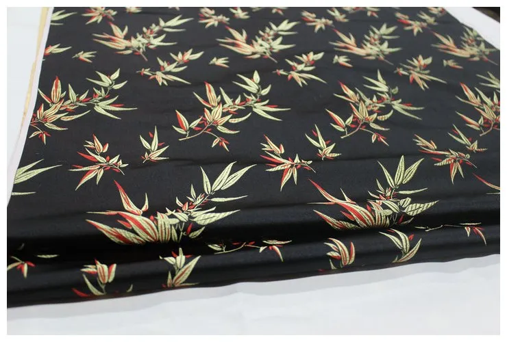 Импортный высококачественный жаккардовый гобелен с листьями атласное 3D