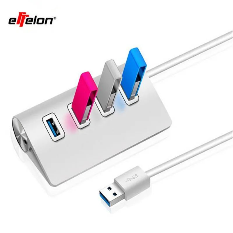 Effelon Премиум 4 портовое алюминиевое Зарядное устройство USB 3 0 Для iMac/MacBook Pro/MacBook