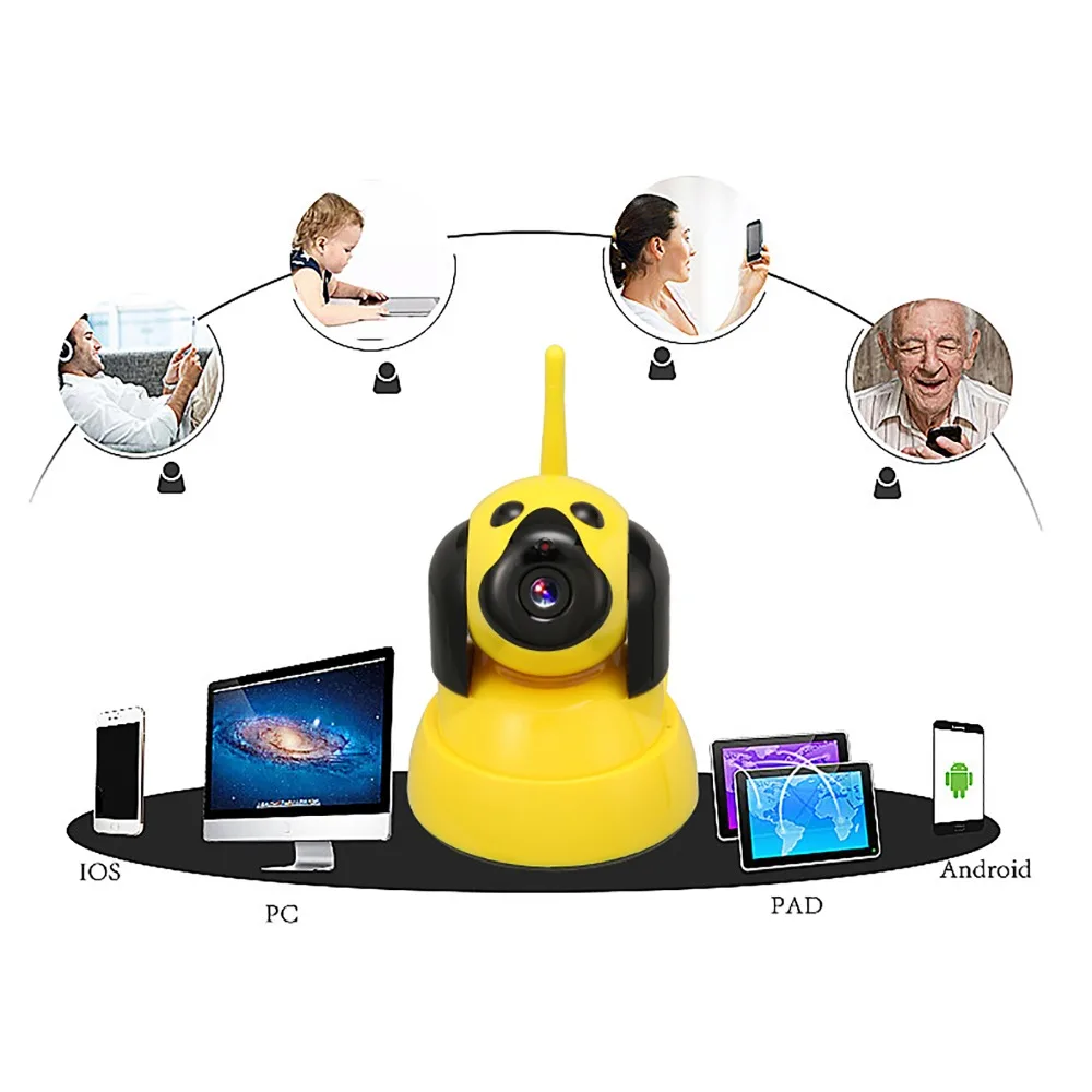 RU склад домашней безопасности IP камера видеонаблюдения 720P ночное CCTV Wi Fi